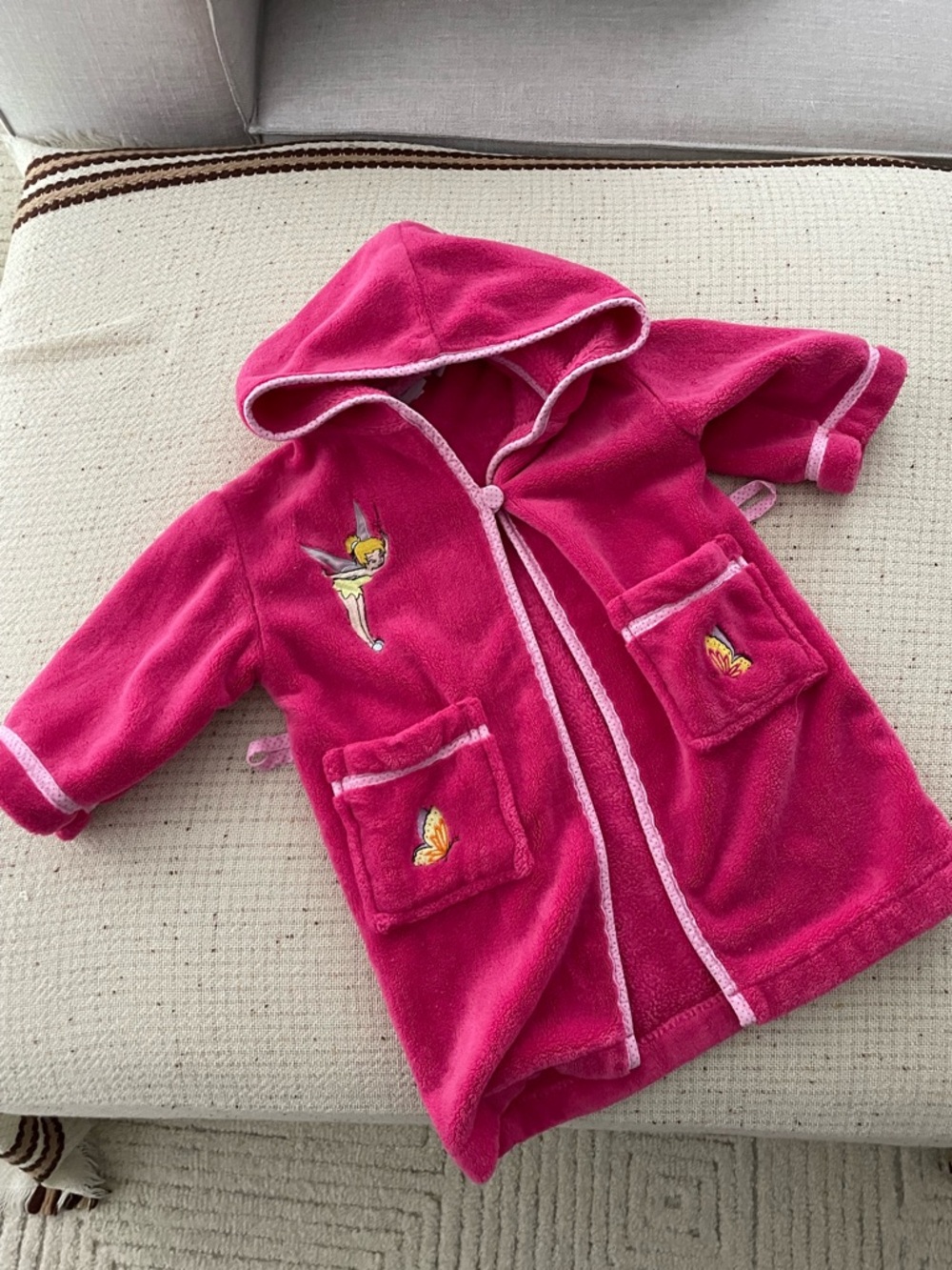 Carré blanc France toddle tinker bell robe